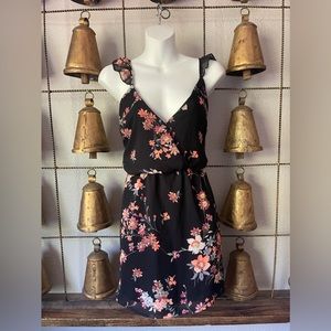 Women’s floral open back dress